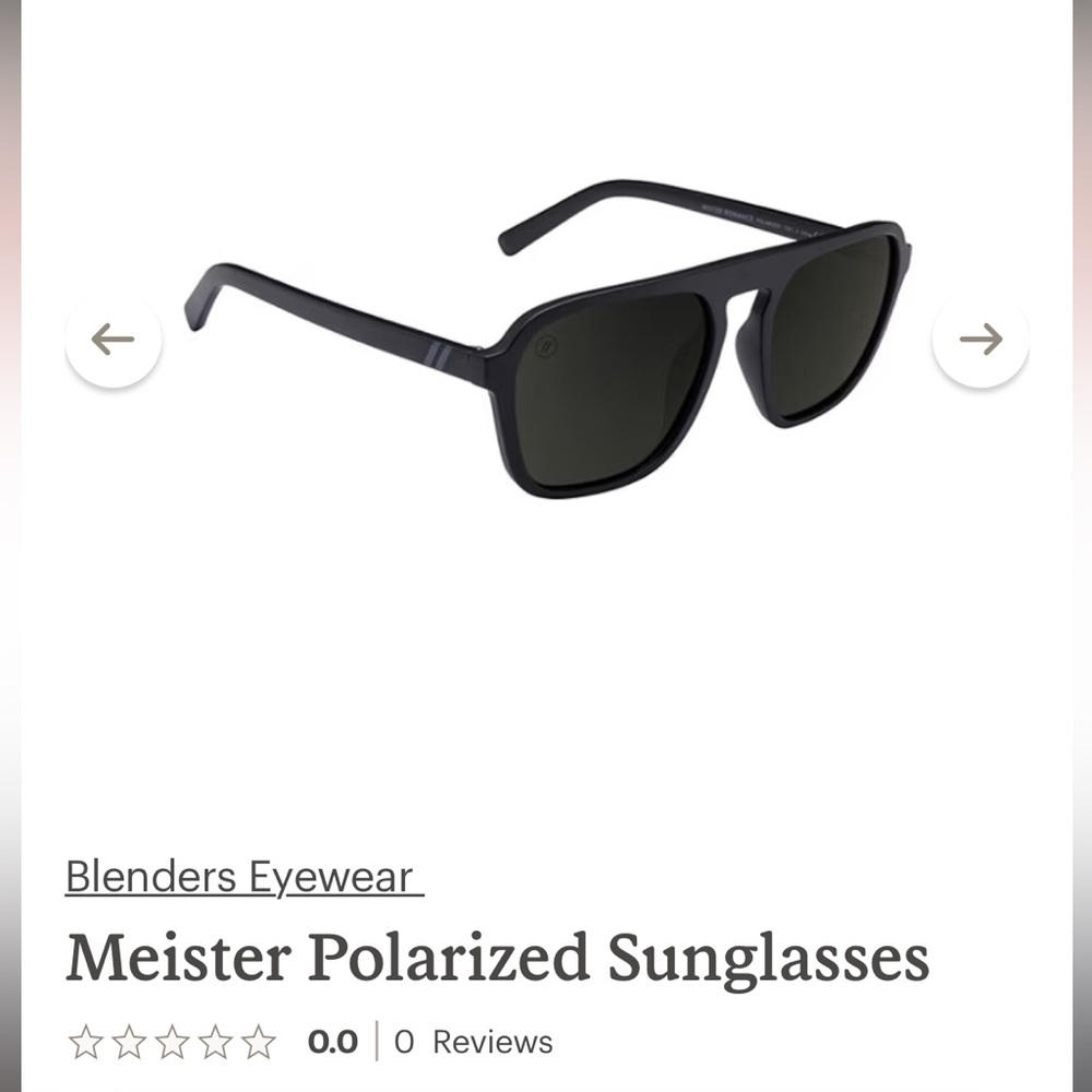 Blenders Black Sunglasses Brand New